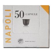 scatola di Caffè Vergnano Napoli Nespresso 50 Capsule Compatibili