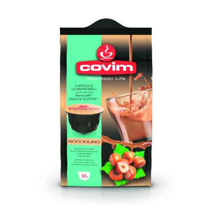 Covim Nocciolino Compatibile Dolce Gusto 16 Capsule