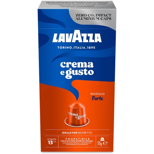 Lavazza Crema e Gusto Forte Nespresso 100 Capsule